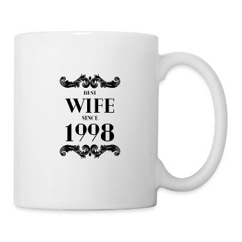 Best Wife Since 1998 Wedding - Mug - white - Right