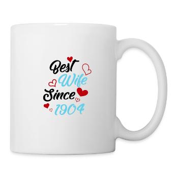 Anniversaire Meilleure épouse depuis 1904 Mariage - Mug blanc - blanc - Droite