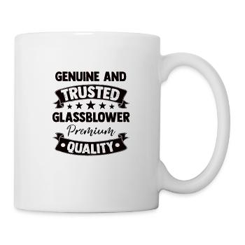 Glassblower Saying Glassmaker Joke Glass Blowing - Mug - white - Right