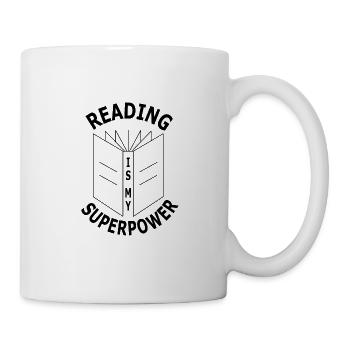 Read books Bookworm - Mug - white - Right