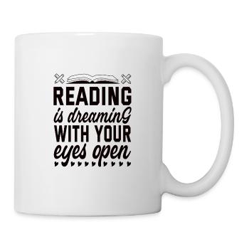 Read books Bookworm - Mug - white - Right