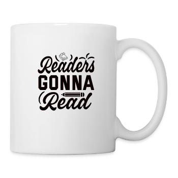 Read books Bookworm - Mug - white - Right