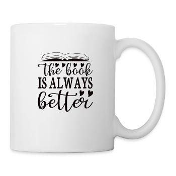 Read books Bookworm - Mug - white - Right
