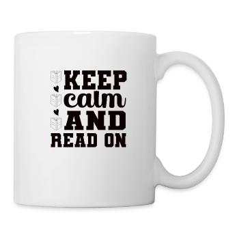 Read books Bookworm - Mug - white - Right
