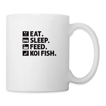Fisch Aquarium Meerestier Naturschutz - Tasse - Weiß - Rechts