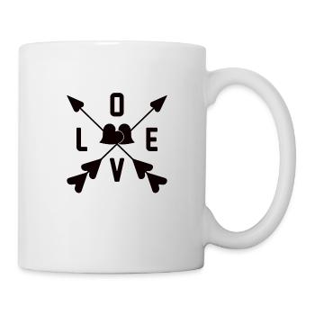 Love Arrow Arrow Dear Valentine's Day Couple - Mug - white - Right