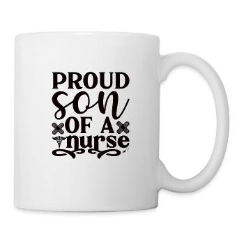 Fier fils d’infirmière - Mug blanc - blanc - Droite