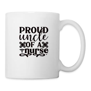 Uncle of a nurse Nurse - Mug - white - Right