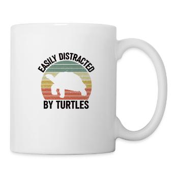 I like turtles sea turtle pet - Mug - white - Right