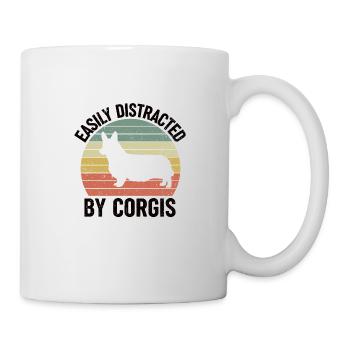 Corgi Propriétaire Chien Corgi Chien Disant Pet - Mug blanc - blanc - Droite