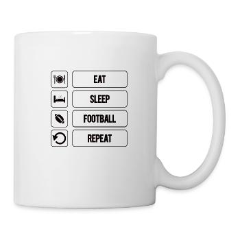American Football - Tasse - Weiß - Rechts