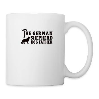 Papa berger allemand - Mug blanc - blanc - Droite