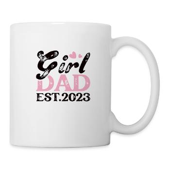 Vatertag Vater Tochter Geschenk Prinzessin 2023 - Tasse - Weiß - Rechts