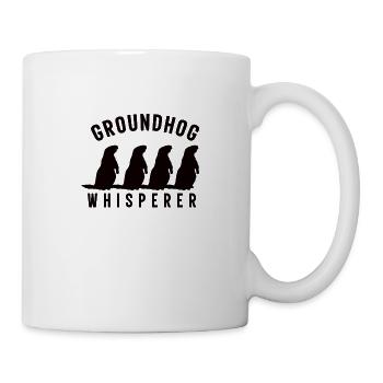 Murmeltier Nagetier Murmeltiertag Tiere - Tasse - Weiß - Rechts