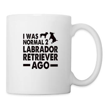 Labrador Hund Hundeliebhaber Spruch Geschenk - Tasse - Weiß - Rechts