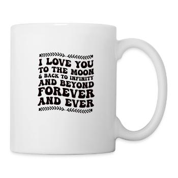 Frau Kind Liebe - Tasse - Weiß - Rechts