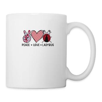 Peace Dear ladybugs - Mug - white - Right