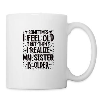 Elder sister siblings birthday gift - Mug - white - Right