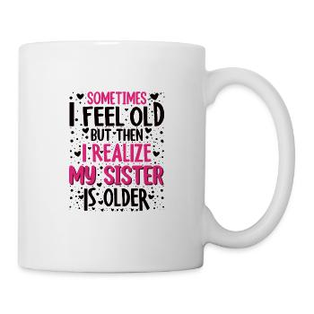 Elder sister siblings birthday gift - Mug - white - Right