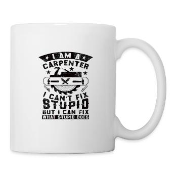 Carpenter Carpenter Wood Craft Tool Building - Mug - white - Right