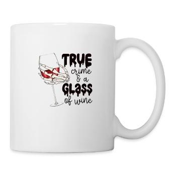 True Crime Crime Series Crime Wine - Mug - white - Right