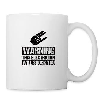 Électricien Génie électrique Pinces isolantes Electronique - Mug blanc - blanc - Droite