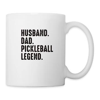 Meilleur papa de pickleball de tous les temps - Pickleball Father - Mug blanc - blanc - Droite