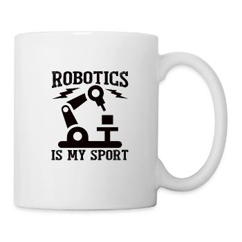 Programmeur de robots Technicien en automatisation - Mug blanc - blanc - Droite