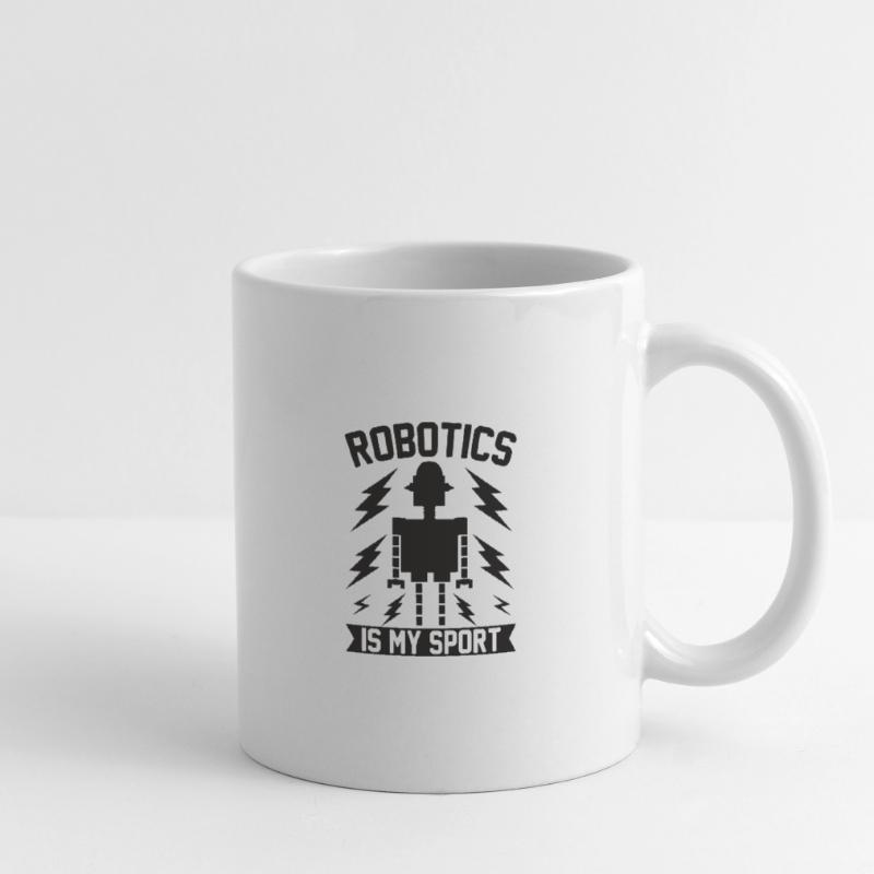 Programmeur de robots Technicien en automatisation Mug blanc