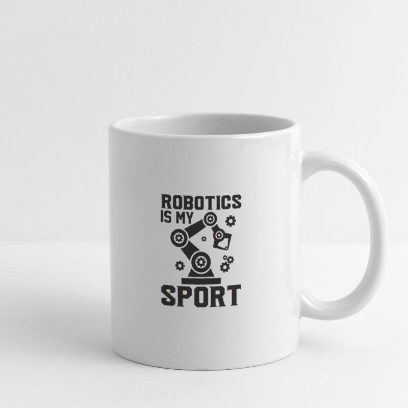 Programmeur de robots Technicien en automatisation Mug blanc