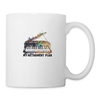 Pianiste Pianiste Piano Professeur de piano Pension - Mug blanc - blanc - Droite