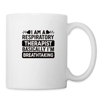 Respiratory Therapist Gift Idea | Respiratory therapy lungs - Mug - white - Right