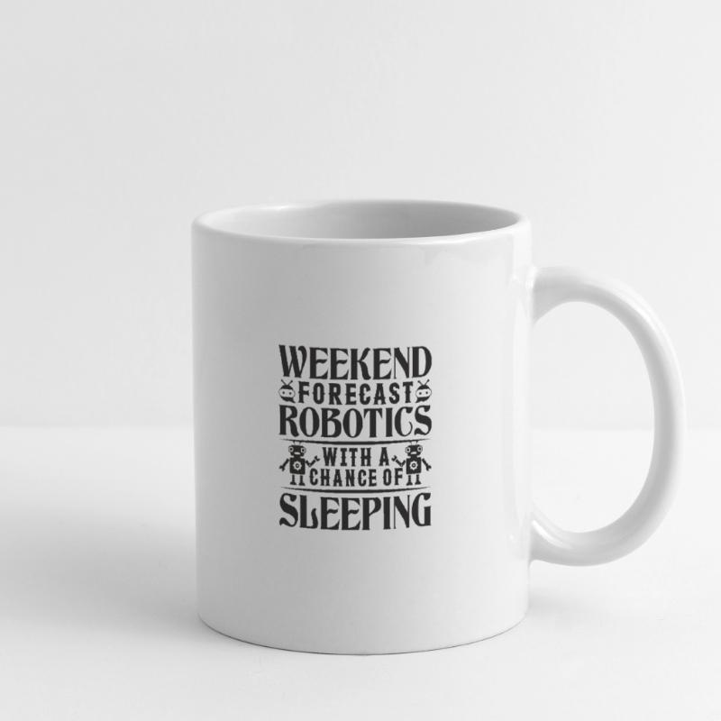 Programmeur de robots Technicien en automatisation Mug blanc