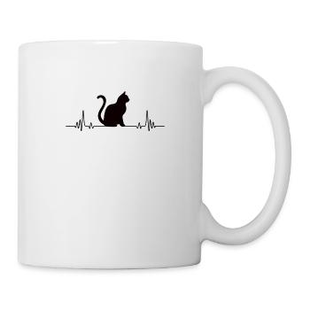 Chat Chats Pet Girl Cat Lady - Mug blanc - blanc - Droite
