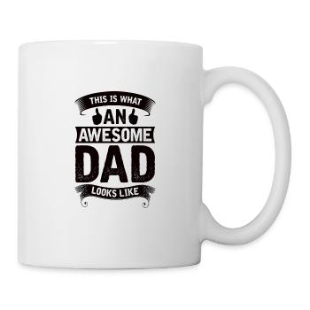 Le meilleur papa du monde Papa Couples Couple Parents Papa Papa - Mug blanc - blanc - Droite