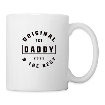 Father 2023 - Dad 2023 - Dad Getting Pregnant - Mug - white - Right