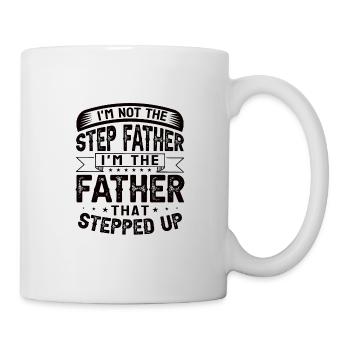 Beau-père papa Beau-père Beau-père Cadeau de fête des pères - Mug blanc - blanc - Droite