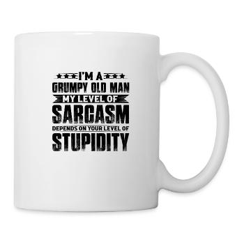 Opa Enkel Beste Freunde Großvater Enkelin Geschenk - Tasse - Weiß - Rechts