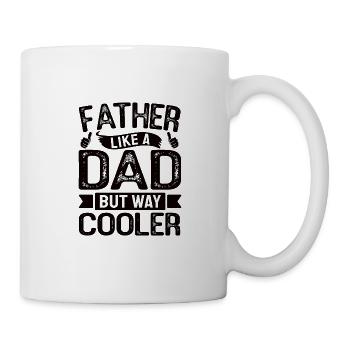 Welt bester Papa Vater Paare Paar Eltern Dad daddy - Tasse - Weiß - Rechts