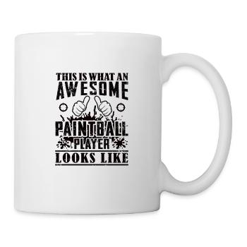 Paintball Cadeau Paintballer Paintball Player - Mug blanc - blanc - Droite