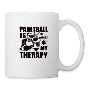 Paintball Geschenk Paintballer Paintballspieler - Tasse - Weiß - Rechts