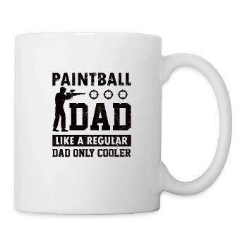 Paintball Father Shooting Sports Gift - Mug - white - Right