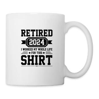 Entner 2024 Retraite des retraités - Mug blanc - blanc - Droite