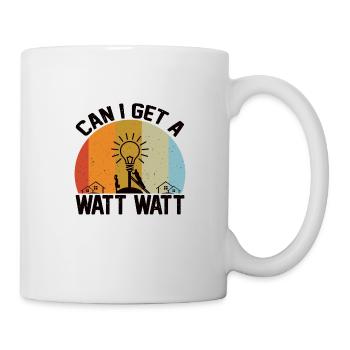 Électricien Génie électrique Pinces isolantes Electronique - Mug blanc - blanc - Droite