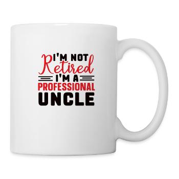 Bester Onkel Schlechter Einfluss Familie Geschenk - Tasse - Weiß - Rechts