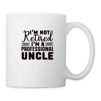 Bester Onkel Schlechter Einfluss Familie Geschenk - Tasse - Weiß - Rechts