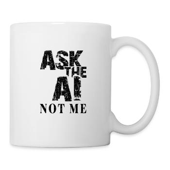 AI Artificial Intelligence Funny Nerd Saying - Mug - white - Right