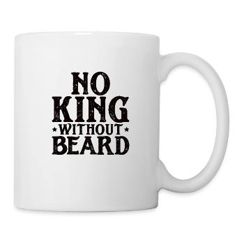 Vollbart und Bartträger Barthaare Schnauzbart - Tasse - Weiß - Rechts