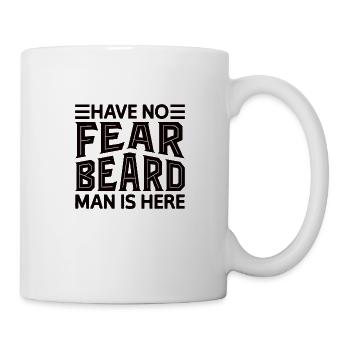 Vollbart und Bartträger Barthaare Schnauzbart - Tasse - Weiß - Rechts