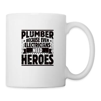 Heating Engineer Pump Valve Pressure Regulator Electrician - Mug - white - Right